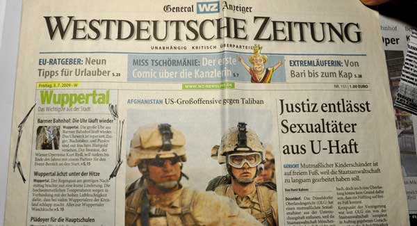 Wuppertaler Zeitung, 3.7.2009